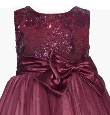 2t burgundy dress Girls Birthday Dress Lorraine Dress