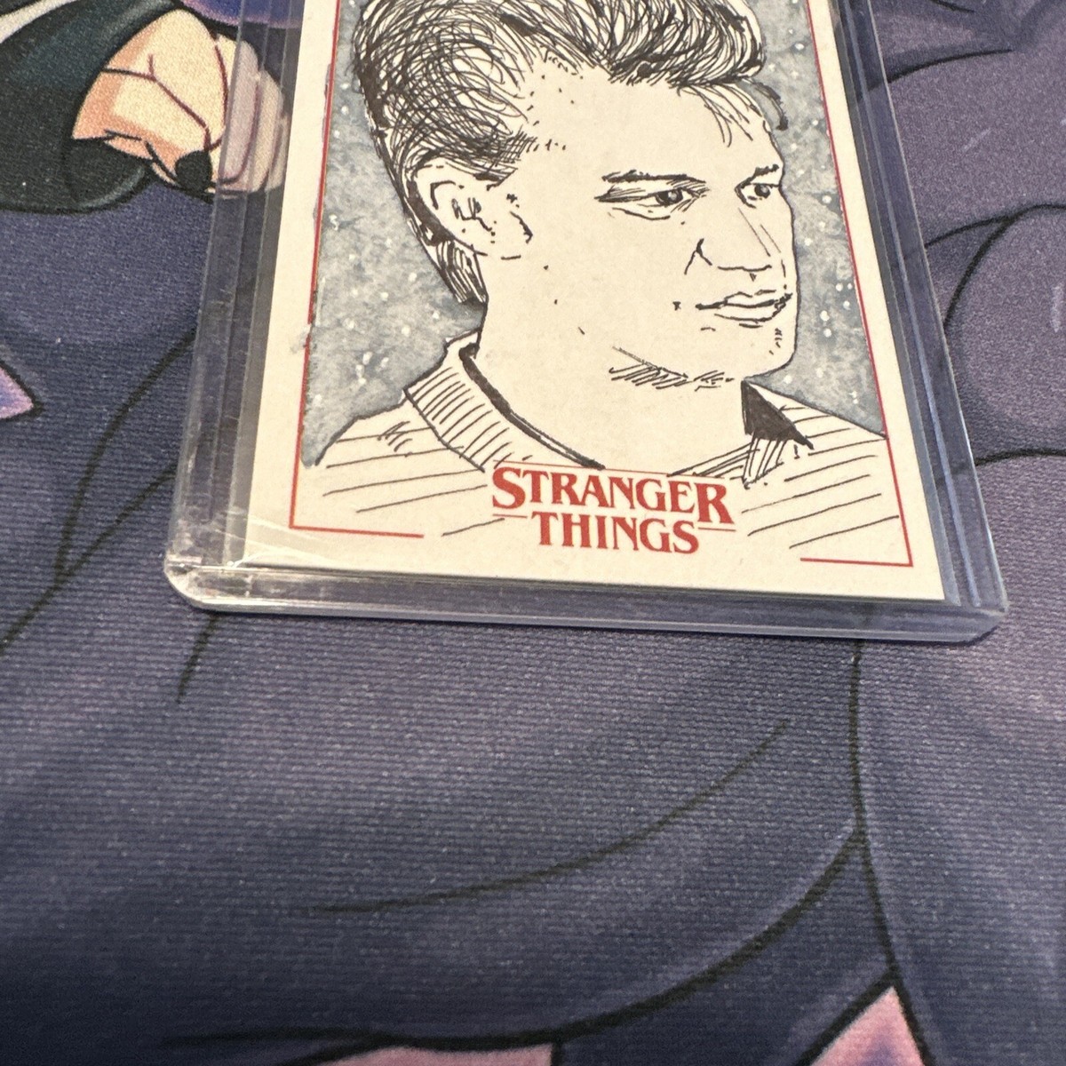 Topps Stranger Things Steve Harrington Sketch Card John Pleak Art