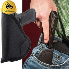 Pocket Carry Holster for Handgun Concealed Carry Anti-Slip IWB Right Left Hand