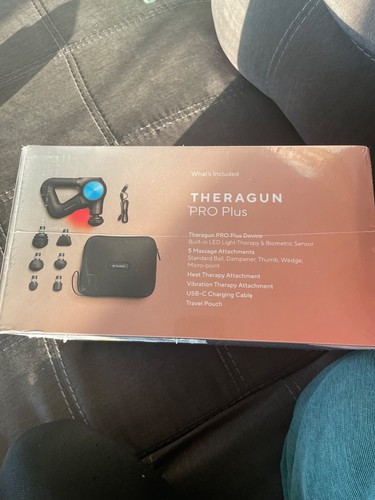 TheraGun Pro Plus 6-in-1 Deep Tissue Percussion Massage Gun (6th Generation)