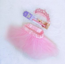 Cute Small Cat Dog Pet Ballet Ballerina Pink Tutu Costume