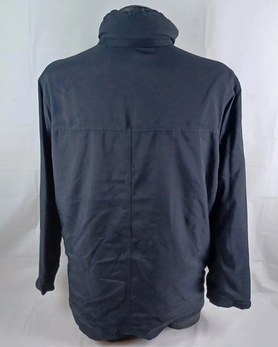 Eddie Bauer Jacket Mens Medium Black Nylon Full Zip Weatherproof Rain Coat - Picture 2 of 14
