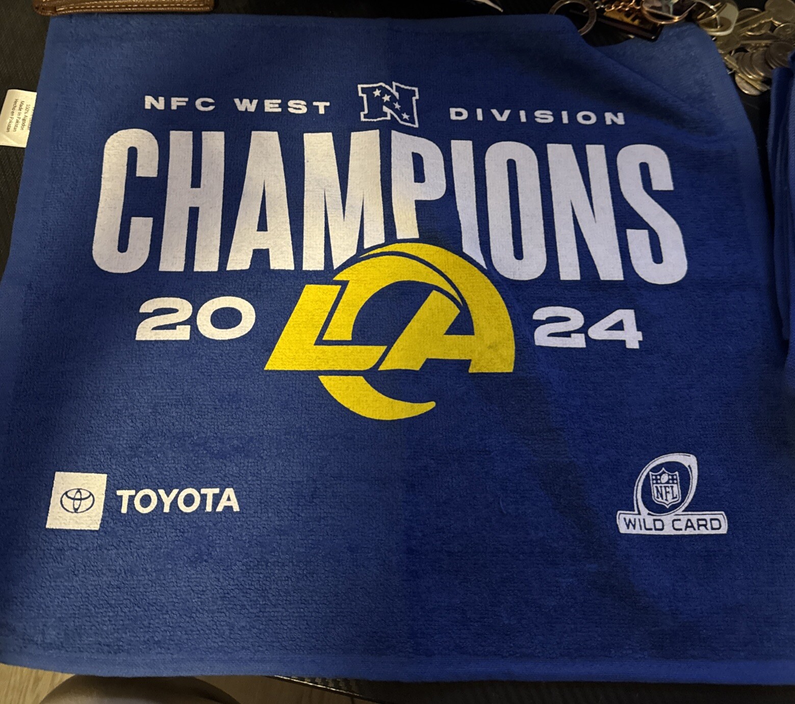 LA Rams Playoff towel 2024 Wild Card Game vs Vikings