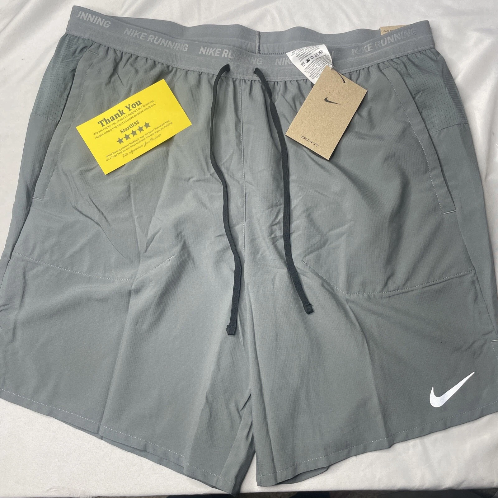 Nike Stride Men's Dri-FIT 7" Lined Running Shorts DM4761-084 Size 4XL Tall New