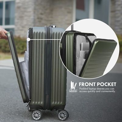 Traveler's Choice Mykel Front Pocket Polycarbonate Hardside