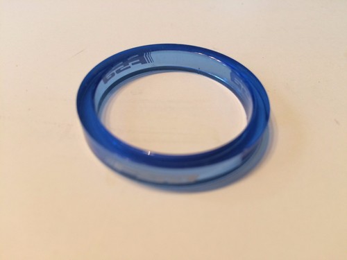 New FSA Transparent Blue Headset spacer 160-3501TB 1-1/8thx5mm - Picture 1 of 1