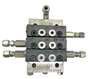 SLOAN SB series Lubrication System HP Divider Block SB 12S SB 12S SB 12T