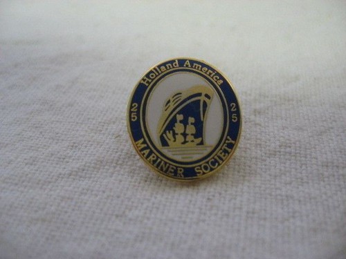 Holland America Mariner Society 25 Year Member Lapel Pin Vintage Cruise Ship - Bild 2 von 5