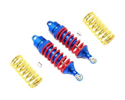GPM Racing Alu Stoßdämpfer mit Feder blau GPMER2085F-RBR E-Revo VXL 2.0, E-Revo 