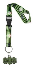 Beetlejuice Chibi Print Wrist Strap Lanyard for Keys with 2" Rubber Charm