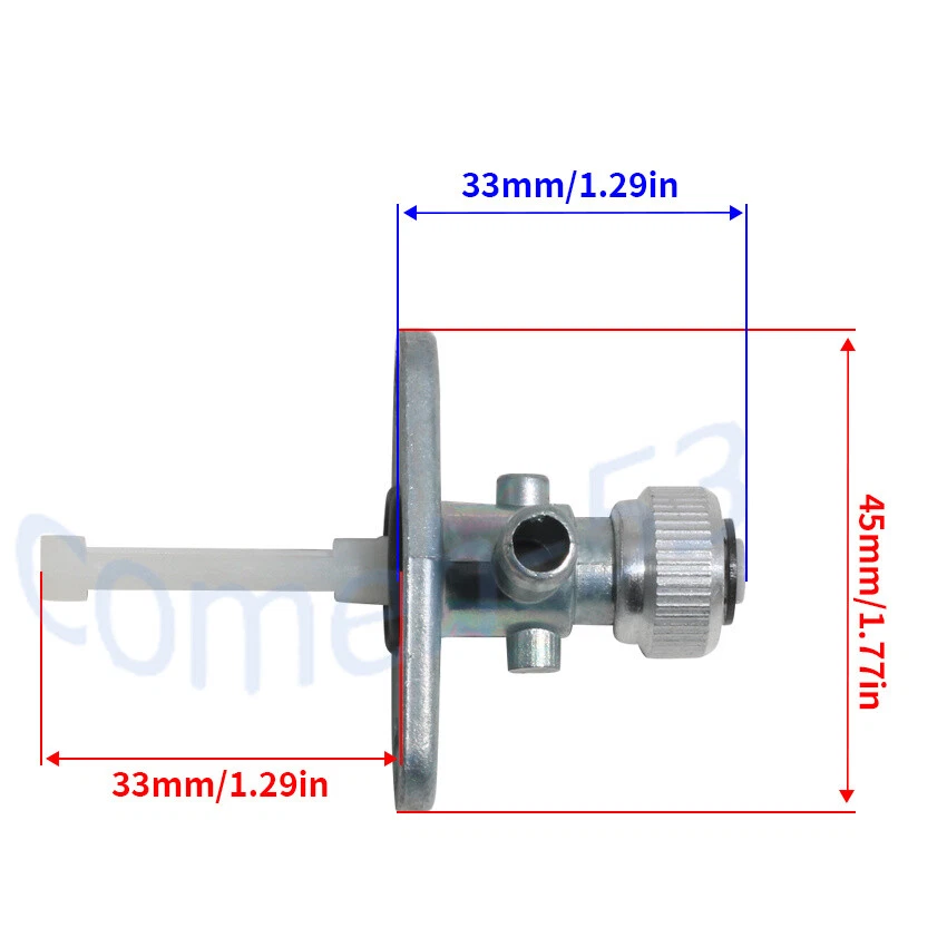 Gas Tank Fuel Cock Valve Petcock For Husqvarna TC250 TC310  2008-2012 SM50 2011 Foto 3 de 4