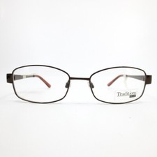 AN 174 COL 10 Brown Rectangular Full Rim Eyeglasses 51[]17 135mm