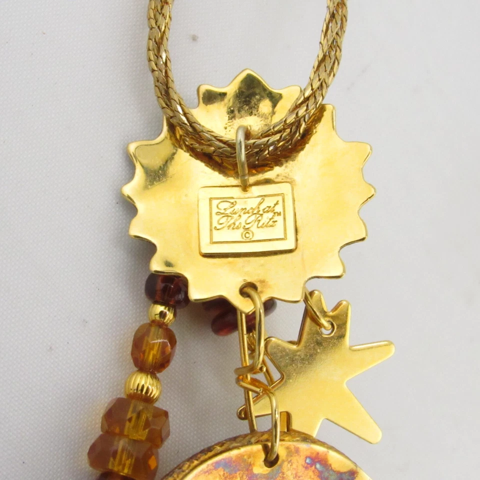 Colgante Lunch At The Ritz Azteca con Collar Monet Tono Dorado Joyería para Mujer Foto 4 de 4