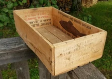 Vintage Wooden Crate Port Elgin New Brunswick