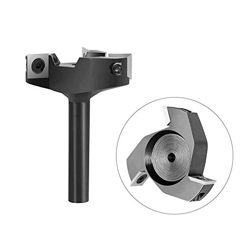 SpeTool Frese per Spianare Fresa per Legno Diametro Gambo 12 mm Diametro (B5N)