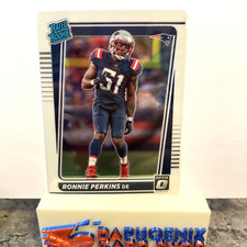 Ronnie Perkins  Patriots 2021 Panini Donruss Optic Rated Rookie #283