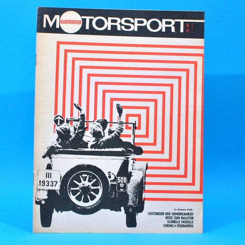 DDR Illustrierter Motorsport IMS 4 1971 Ford GT 70 Matra Simca Balaton WM U