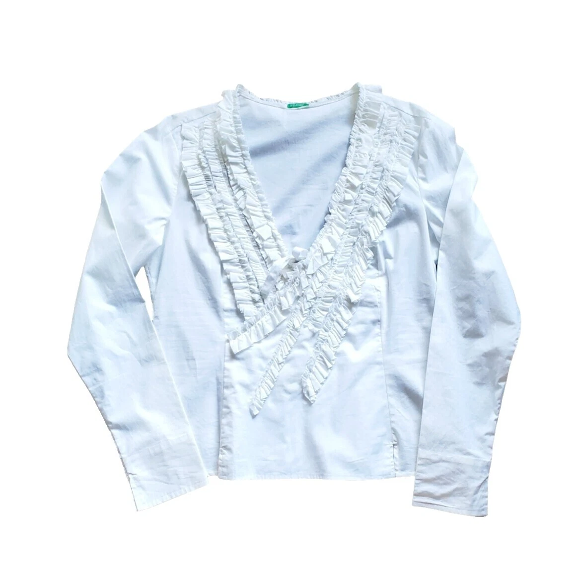 Blusa para mujer United Colors of Benetton de algodón