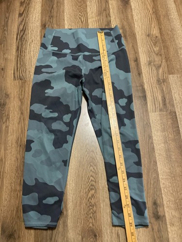 All In Motion Pants, Girl's Size XL, Green Black, Camouflage, Pull On, Leggings - Picture 8 of 9
