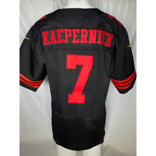 Colin Kaepernick #7 San Francisco 49ers NFL NIKE Black Jersey Men's LARGE 44 - Picture 1 of 12