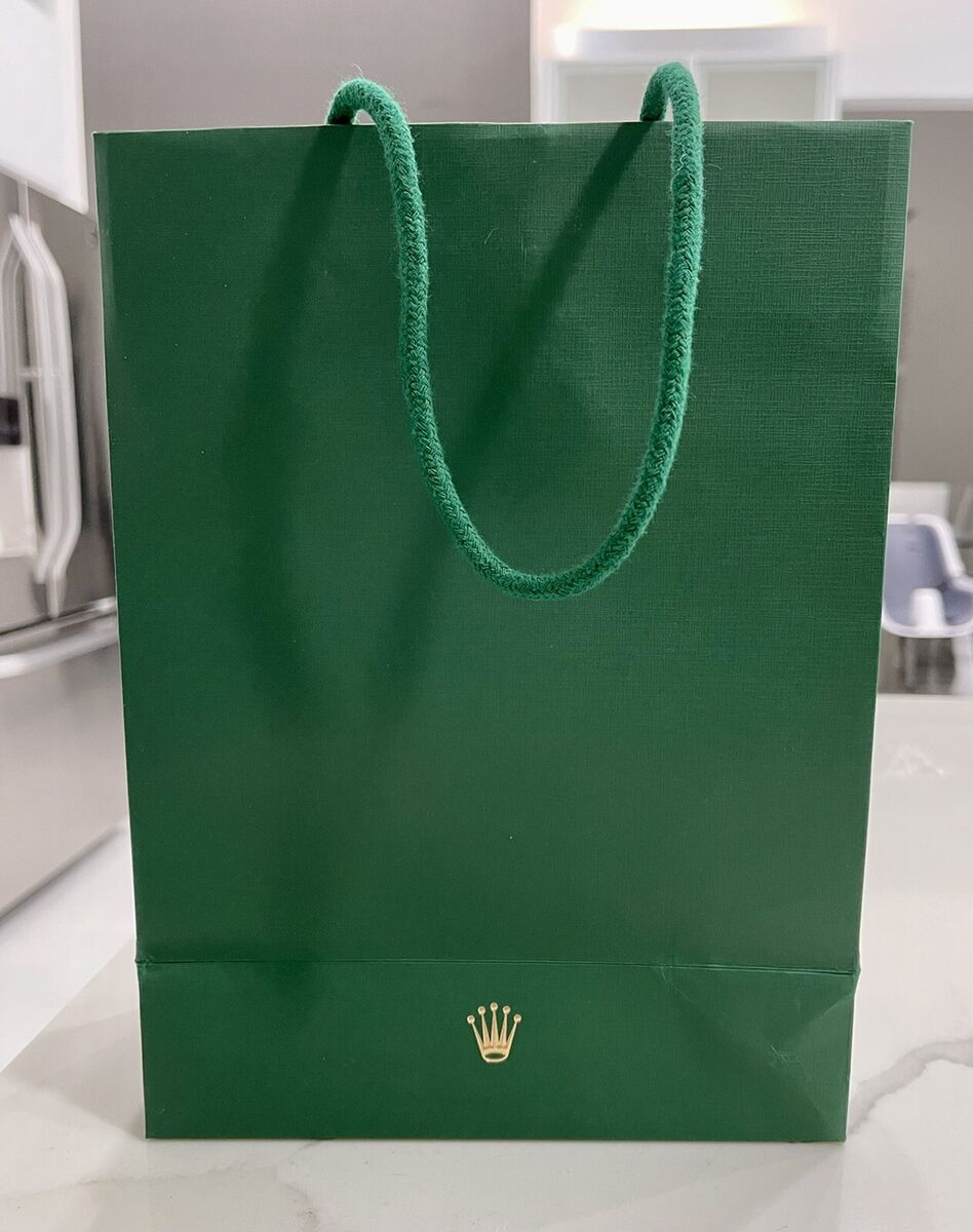 100% Authentic Rolex Green Shopping Bag Fits *NEW | eBay 100% Authentic Rolex Green Shopping Bag Fits *NEW | eBay