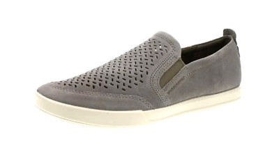ECCO Collin 2.0 Warm Grey Perforated Slip-On Men's Comfort Shoes - EU 39 / US 5
