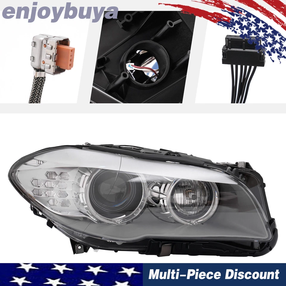 For 2011-2013 BMW 5 Series F10 528i 535i Adaptive AFS HID/Xenon Headlight Right - Image 2 of 4