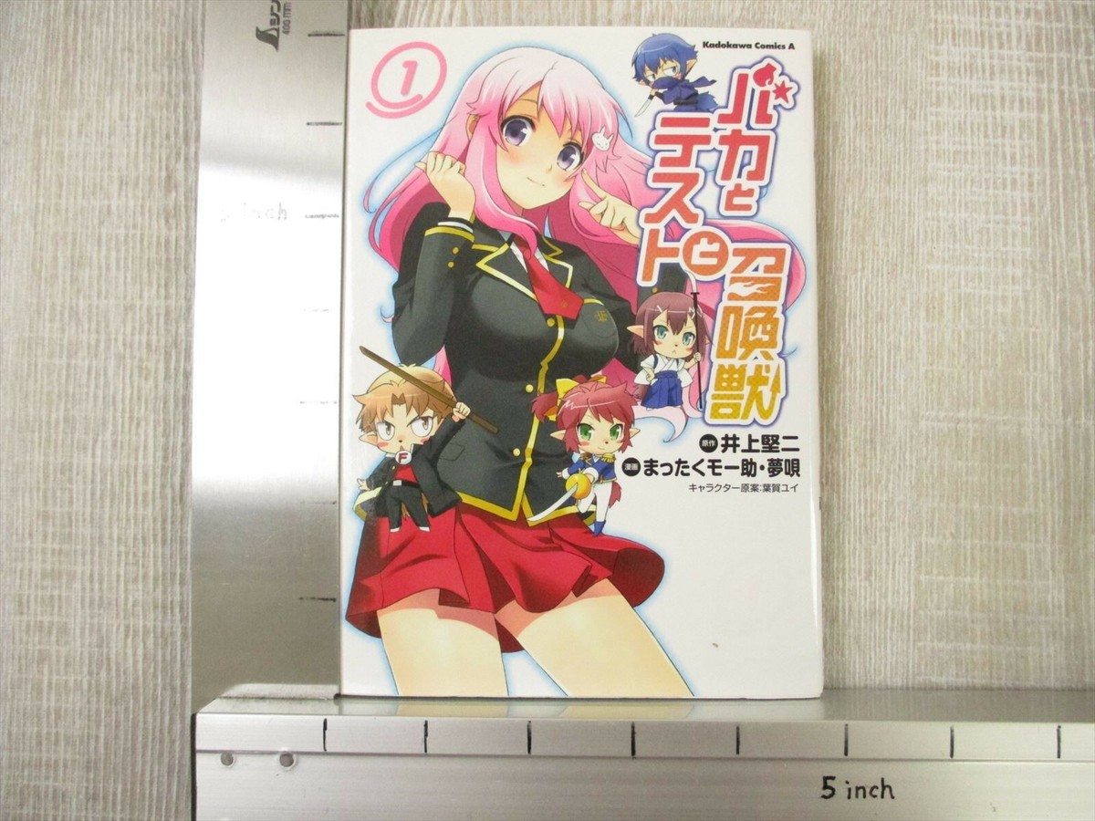 BAKA TO TEST TO SHOUKANJU Manga Comic Complete Set 1-15 MATTAKU