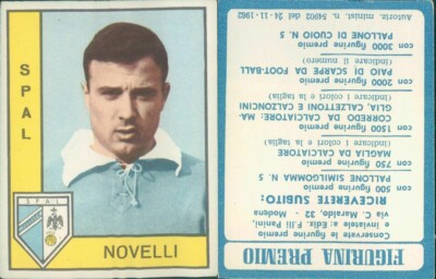 R@RISSIM@ Panini Sammelbild 1962/63 Spal Novelli Neu/Perfekt