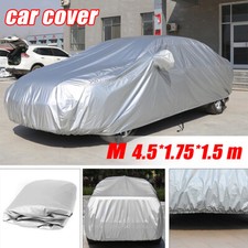 Full Car Cover Outdoor Waterproof Sun UV Dust Rain Resistant Protection M size