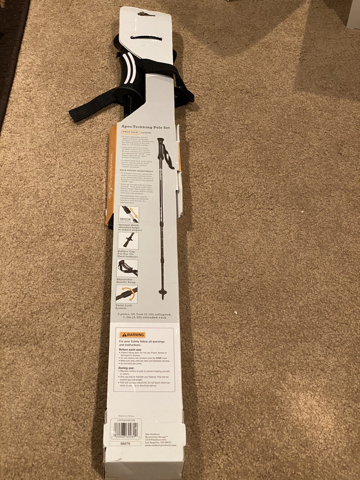 apex trekking pole set