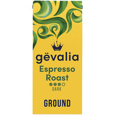 Gevalia Espresso Dark Roast Ground Coffee 12 Oz Bag