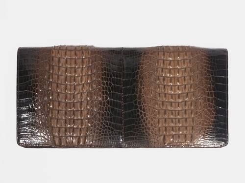 TASCHE KROKO LEDER CLUTCH 1980er 1990er BAG evening miu bottega hodakova vintage