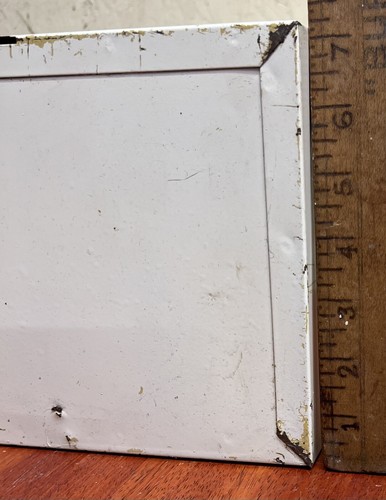 Vintage Cole Steel 1 Drawer Index Card Metal File Cabinet Storage Painted White - Picture 7 of 10