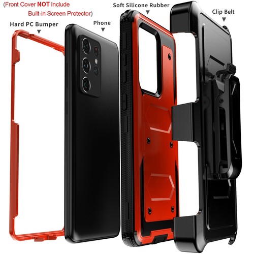 For Samsung Galaxy S21/S21+/S21 Ultra/FE Case Dual Layer Hard Cover / Belt Clip - Picture 49 of 89