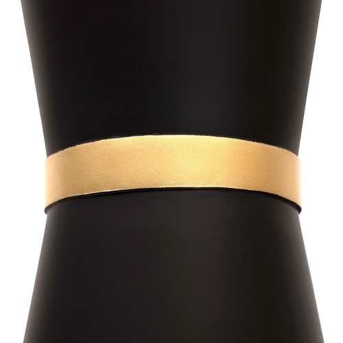 Mad Hatter 2-Light Pendant in Matte Black with French Gold - Picture 4 of 6