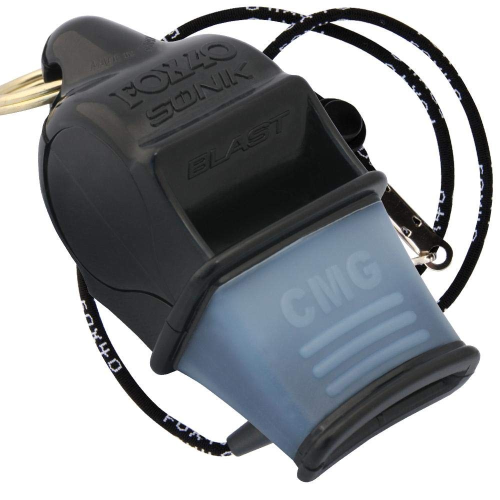 Fox, Fischietto ufficiale 40 Sonik Blast CMG, colore nero (d4X)