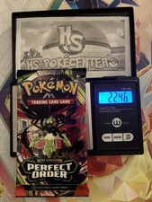 VERY HEAVY! 🔥22.46g Pokémon TCG Perfect Order Booster Pack Factory Sealed ✅