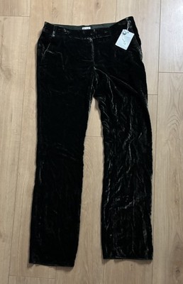 Vintage Paul Smith Men's Velvet Pants Trousers Size 44 Made In Italy green