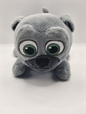 Disney Puppy Dog Pals Pug BINGO 6  Plush Stuffed Toy With Blue Collar
