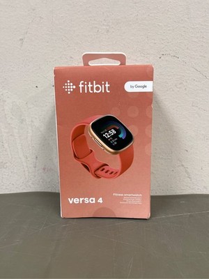 Fitbit Versa 4 Smartwatch - Copper Rose Aluminum with Pink Sand Band 12