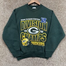 Vintage NFL Green Bay Packers Pro Player Crewneck Sweatshirt Size Medium USA