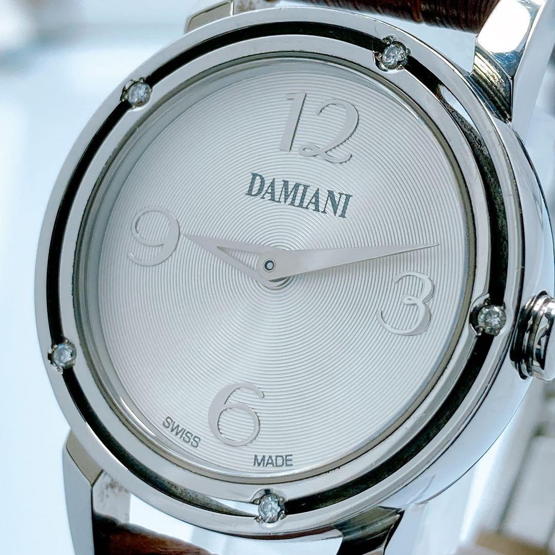 Damiani D Side 5P Diamond Round Watch Damiani,17531