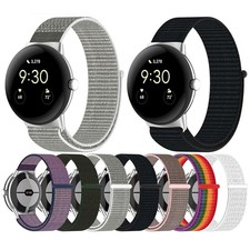 For Google Pixel Watch 2 1 Nylon Sport Loop Band Strap Bracelet Replacement
