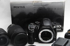 PENTAX K30 Digital SLR Camera Double Lens Set Excellent Condition