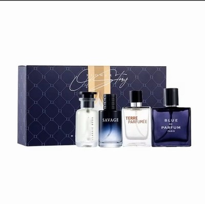 Original Men Perfume 100ml Four Piece Set with Fresh Long-Lasting EDP Gift Box