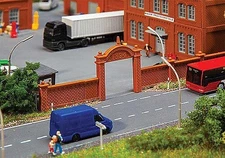 Faller Factory Wall - N Scale Model Railroad Building Accessory - #272917