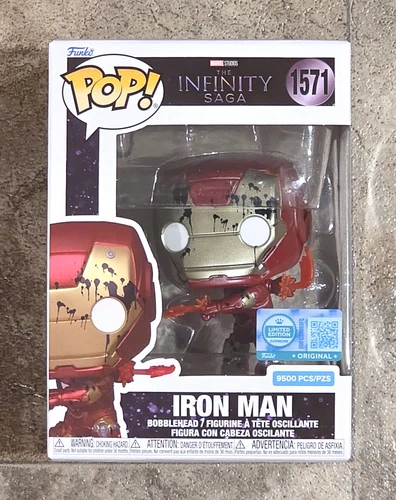 Funko POP! Marvel Infinity Saga Iron Man Mark VI 6 #1571 LE 9500 w/ Protector