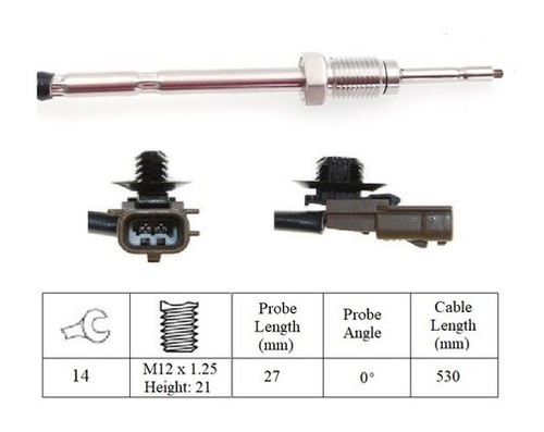 Exhaust Temperature Sensor LGS7257 Lucas 226408209R 226409845R Quality New - Picture 2 of 2
