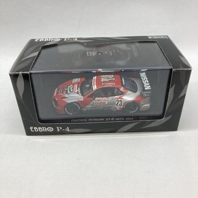 Ebro 1/43 Nissan Castrol Pitwork GT-R JGTC 2002 #23 rot silber Modellauto